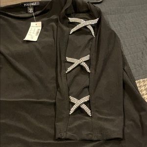 3/4 sleeve dress top